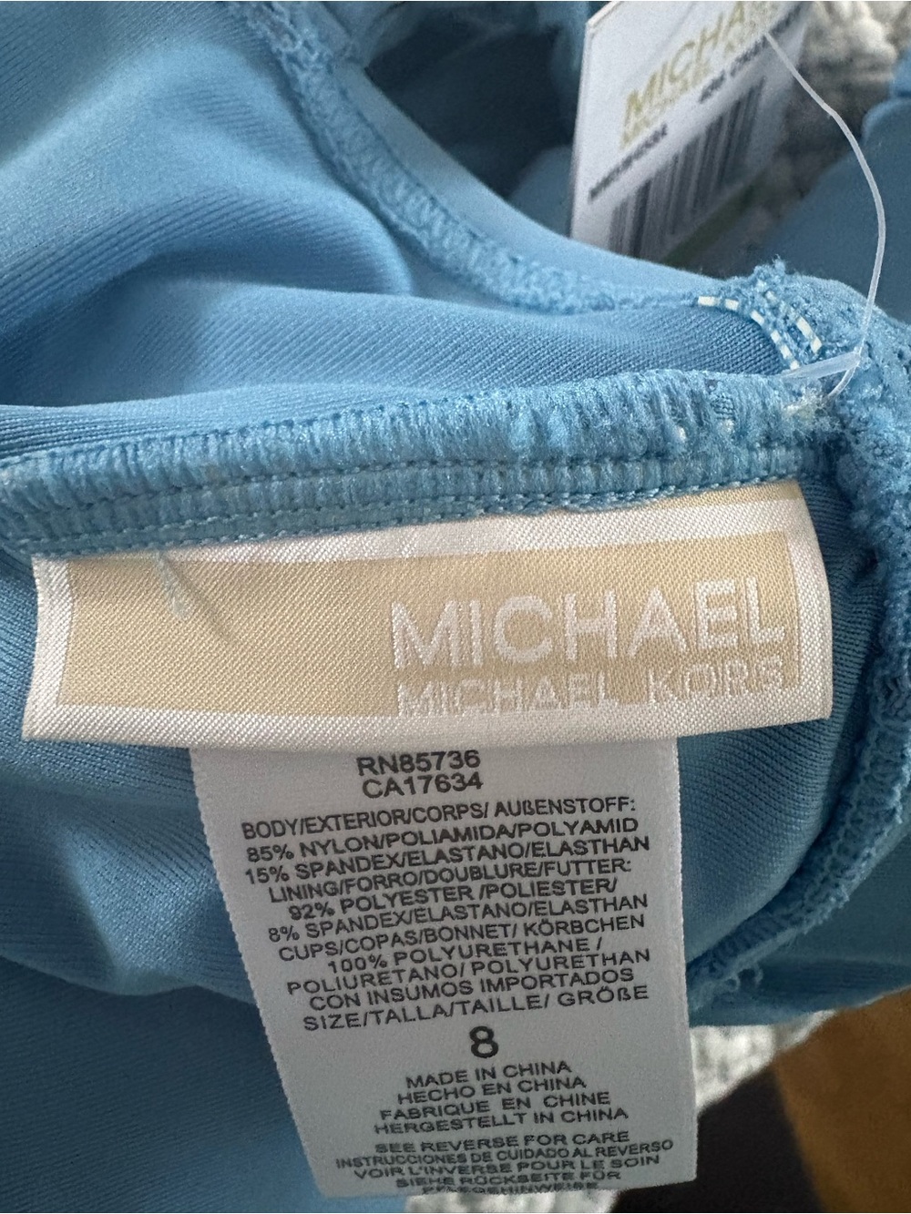 Michael Kors Sky Blue One Piece Swimsuit
NEW - Picture 8 of 9
